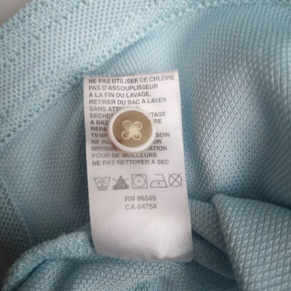 Tommy Bahama Men's Size Large Tall Light Blue Straight Fit Sailfish Logo Polo - Picture 6 of 9